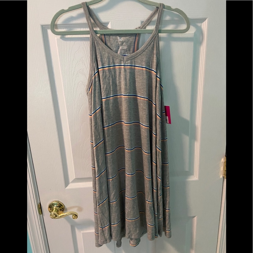 Racerback Skater knit dress